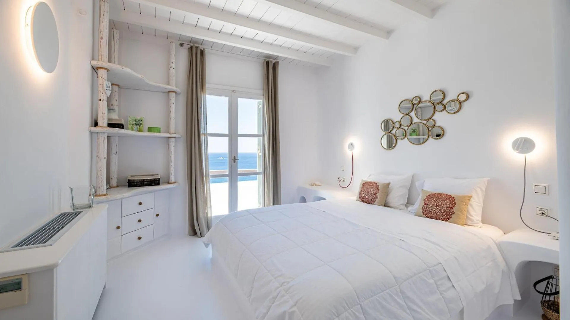 Melangio Villa Private Pool & Sunrise Views - 2024 Renovation Mykonos Town 希腊