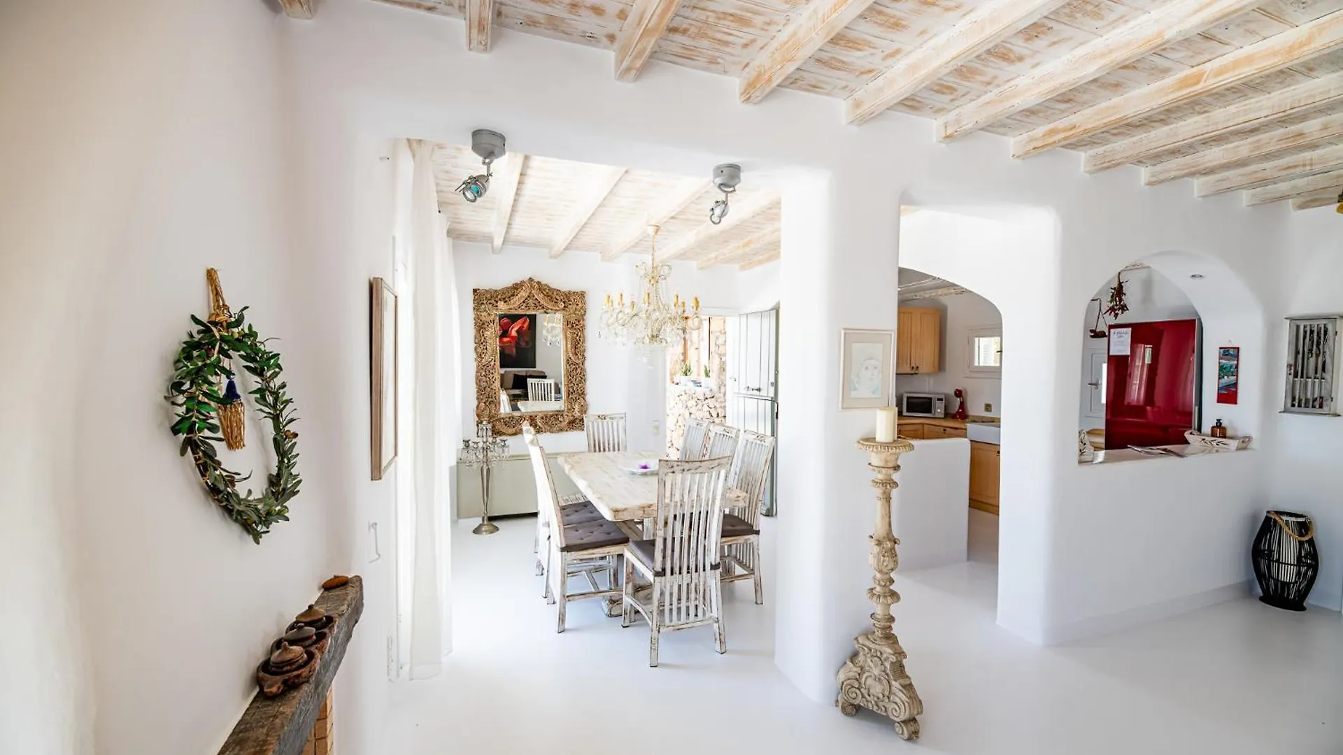 Melangio Villa Private Pool & Sunrise Views - 2024 Renovation Mykonos Town 希腊