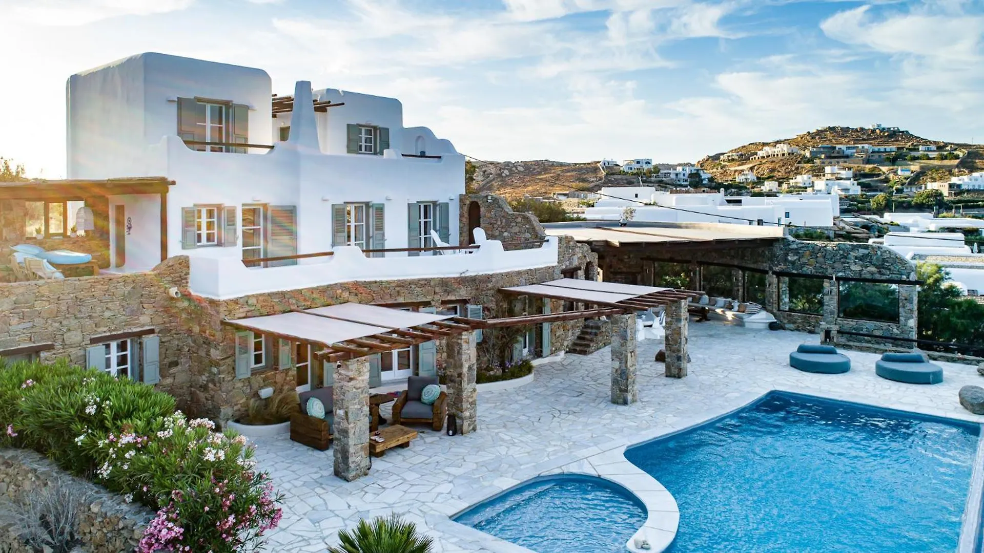 Melangio Villa Private Pool & Sunrise Views - 2024 Renovation Mykonos Town