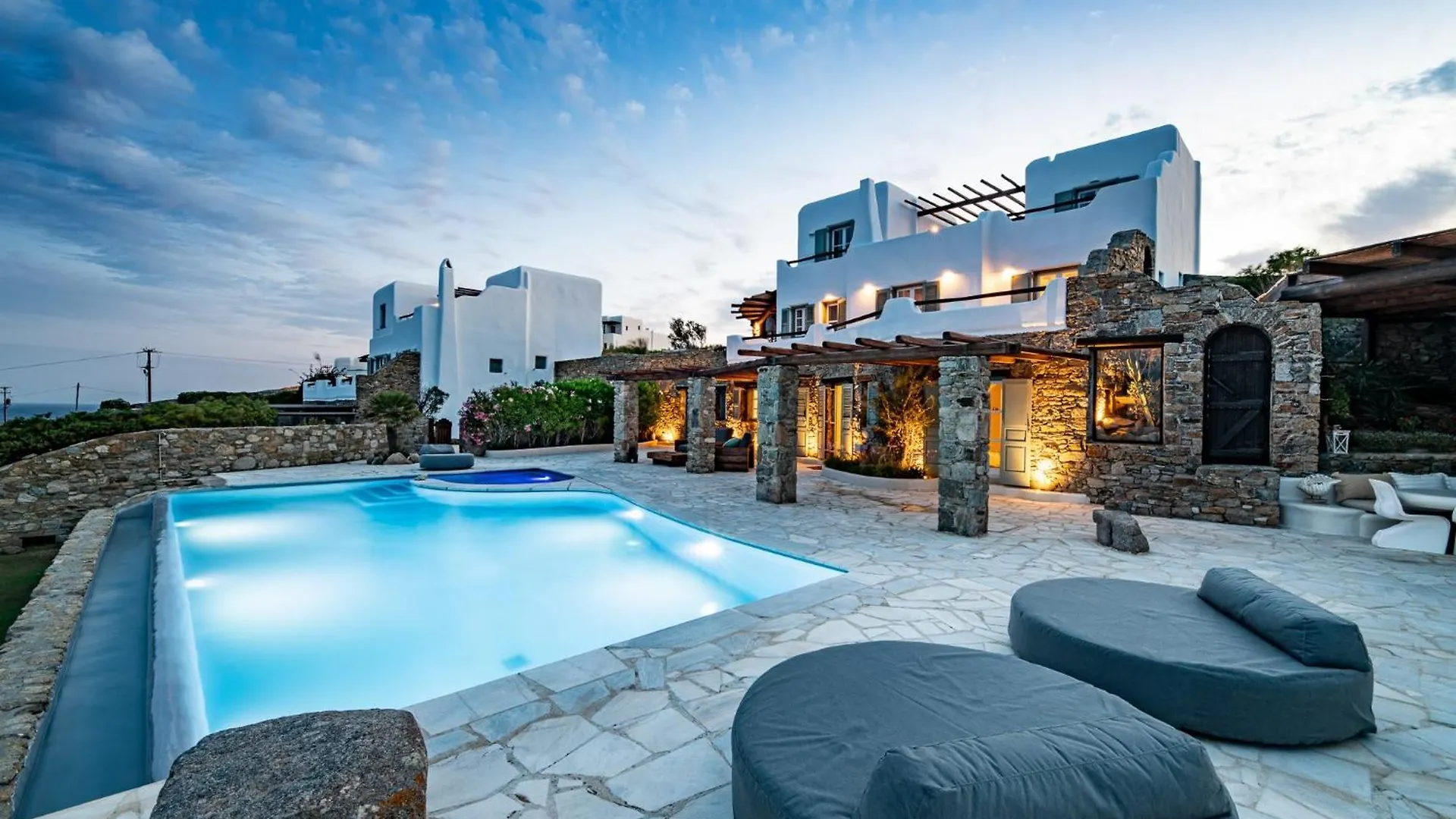 Melangio Villa Private Pool & Sunrise Views - 2024 Renovation Mykonos Town