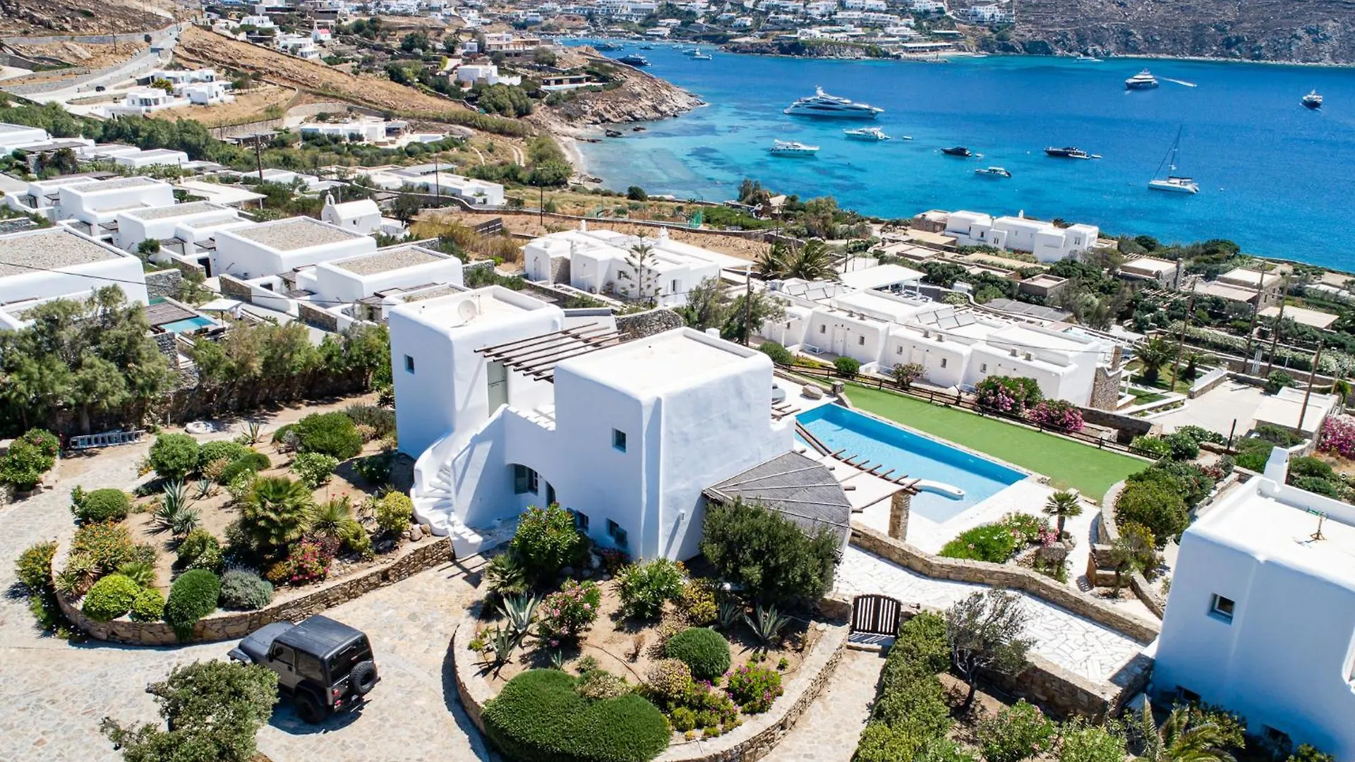 Melangio Villa Private Pool & Sunrise Views - 2024 Renovation Mykonos Town