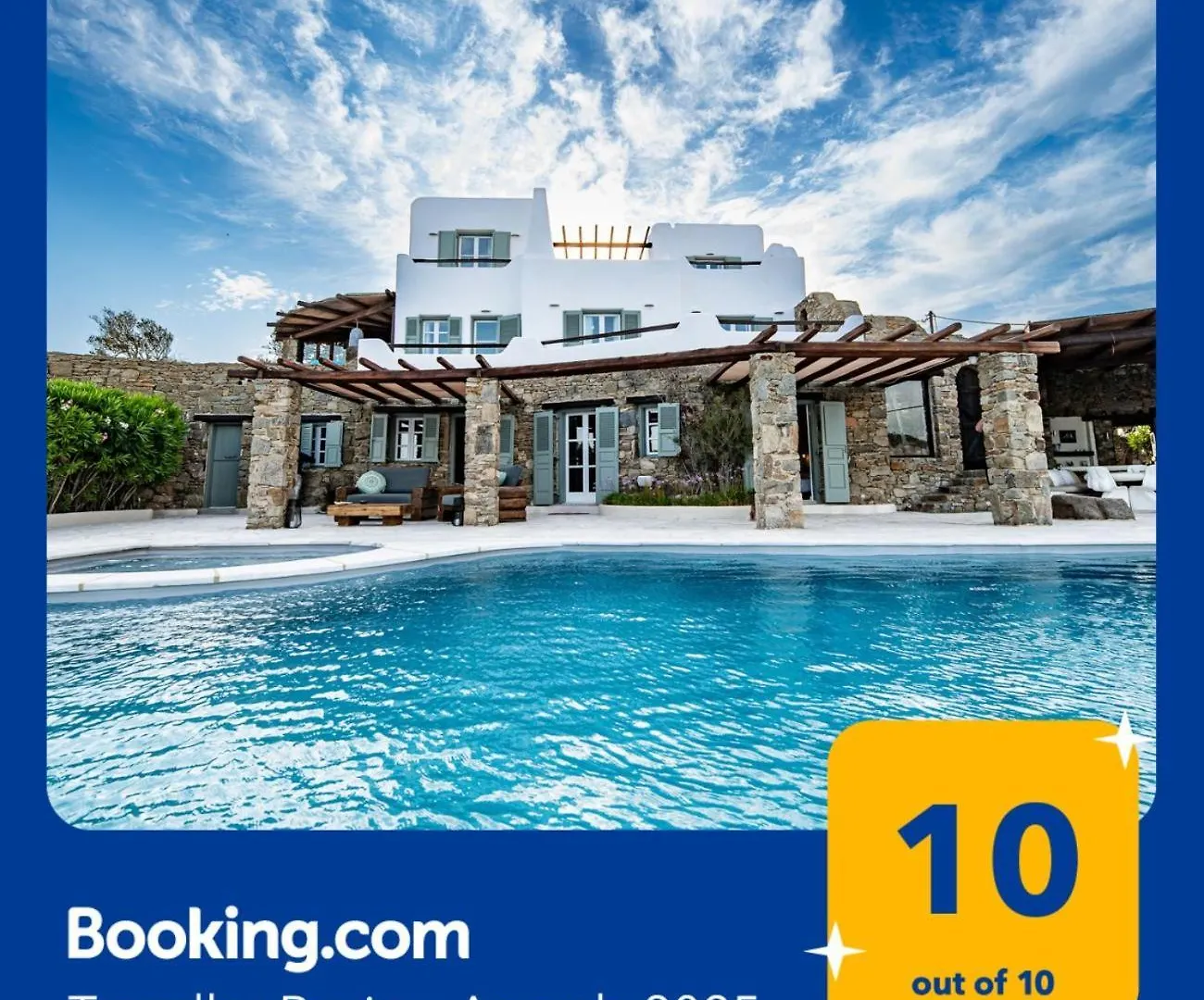 Melangio Villa Private Pool & Sunrise Views - 2024 Renovation Mykonos Town Греция
